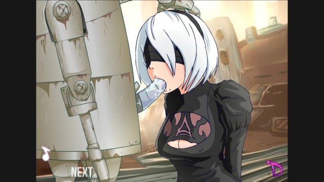 Nier Automata - 2B Cowgirl Creampie (Animation With Sound) .
